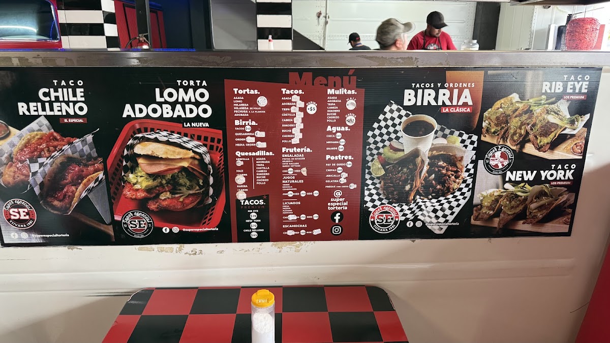 Super Especial Menu - Image 1