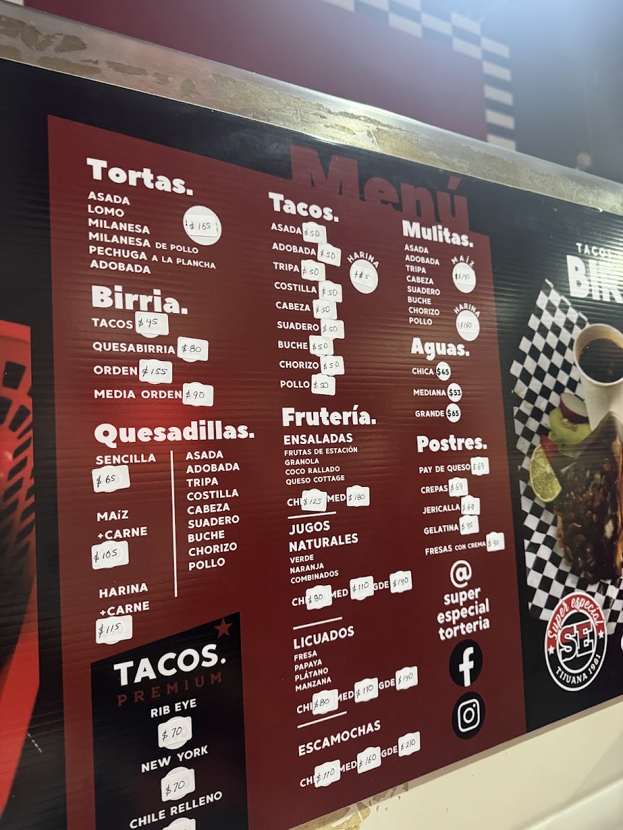 Super Especial Menu - Image 2